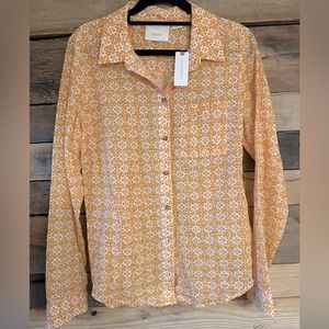 Anthropologie women’s button down shirt NWT